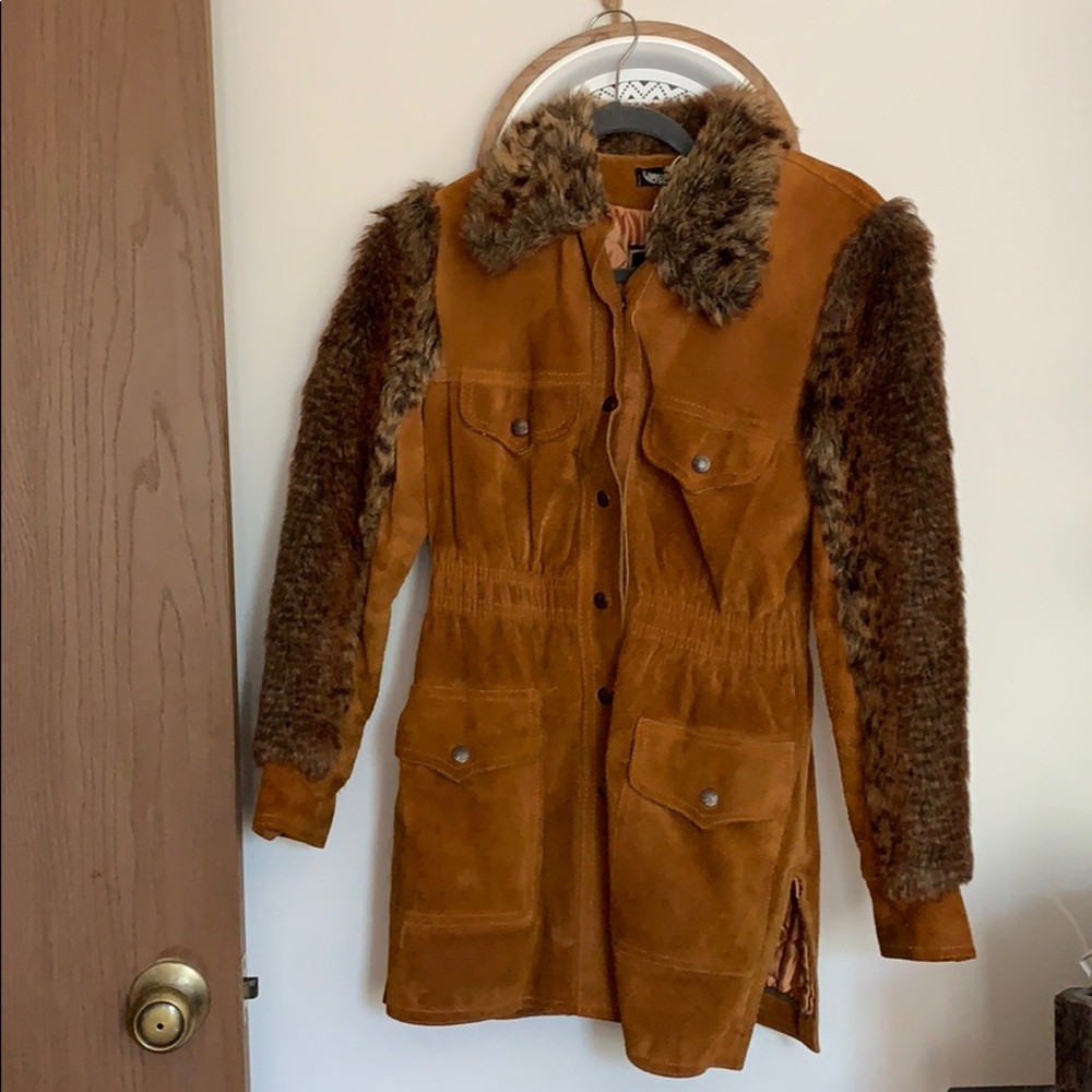 Vintage suede coat